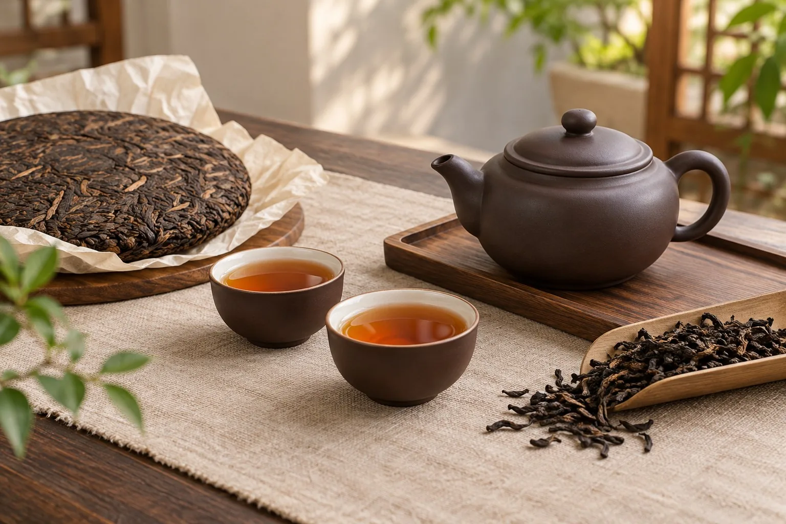 普洱茶与茶具
